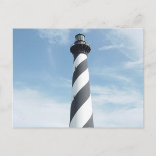 Carte postale du phare rayé