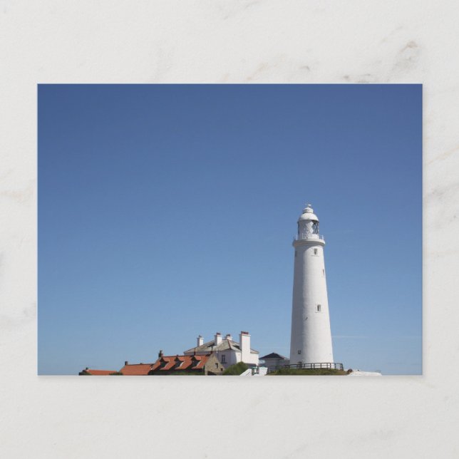 Carte postale du phare St. Mary's (Devant)
