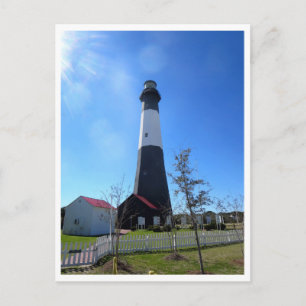 Carte postale du phare Tybee