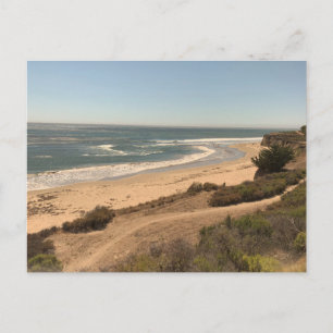 Carte postale du point de vue sur la plage de la c