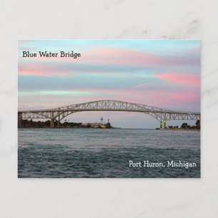 Carte postale du pont Blue Water