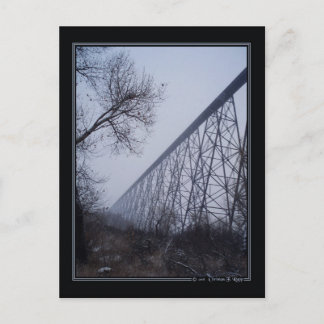 Carte postale du pont de haut niveau