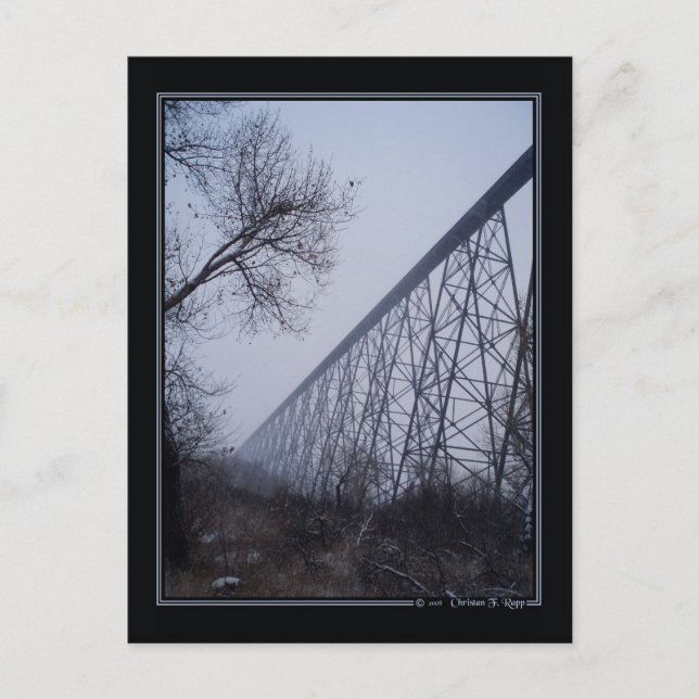 Carte postale du pont de haut niveau (Devant)