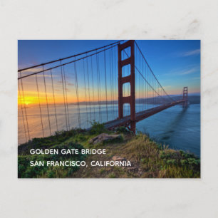 Carte postale du pont Golden Gate