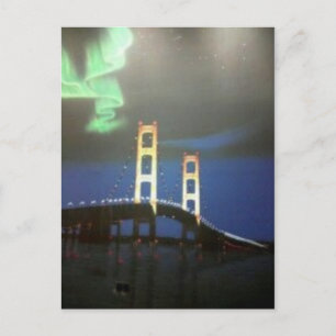 Carte postale du pont Mackinaw