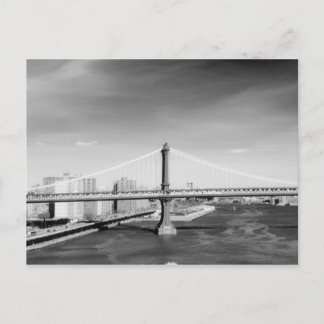 Carte postale du pont Manhattan