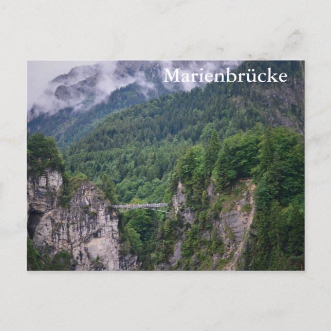 Carte postale du pont Marienbrücke (Devant)