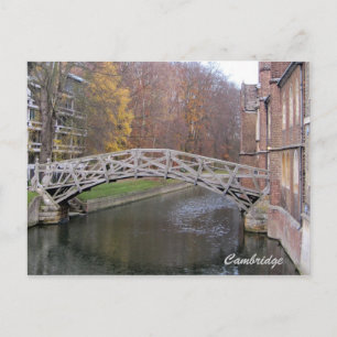 Carte postale du pont mathématique