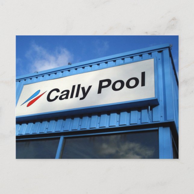 Carte postale du pool de véhicules (Devant)