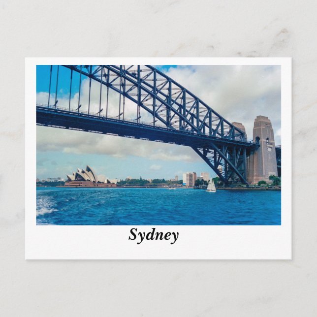 Carte postale du port de Sydney (Devant)