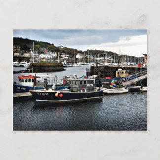 Carte postale du port de Tarbert