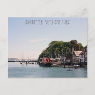 Carte postale du port de Weymouth