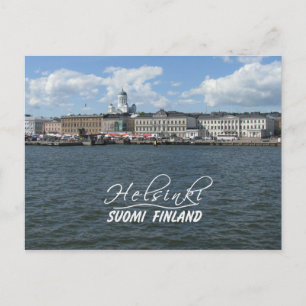 Carte postale du port d'Helsinki, personnaliser