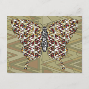 Carte postale du porte-queue africain