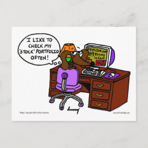 Carte postale du Portefeuille Stock intermédiaire