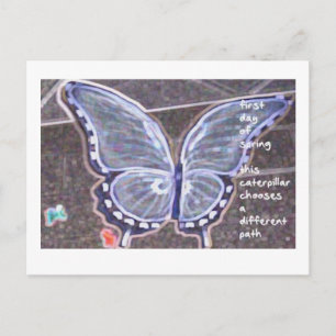 Carte postale du premier jour du printemps