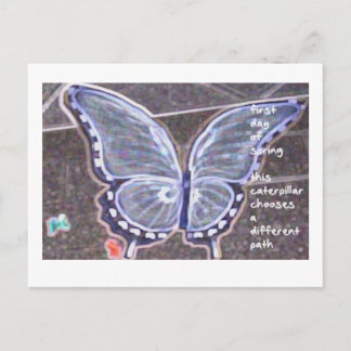 Carte postale du premier jour du printemps