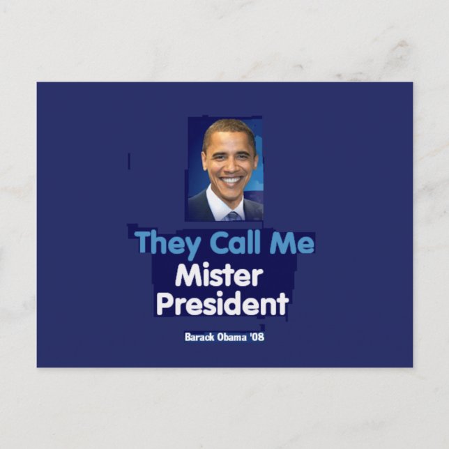 Carte postale du président de la MISTER (Devant)