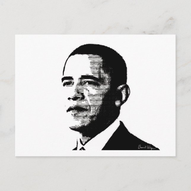 Carte postale du président Obama (Devant)