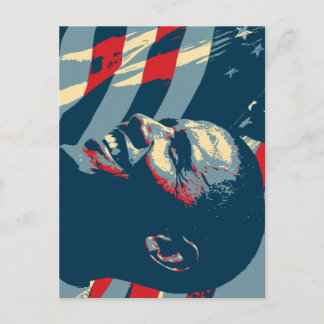 Carte postale du président Obama USA