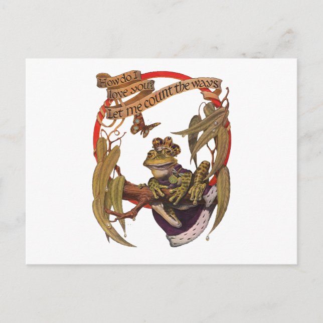 Carte postale du prince grenouille enchanté (Devant)