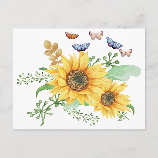 carte postale du printemps (Devant)