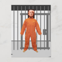 Carte postale du prisonnier Trump
