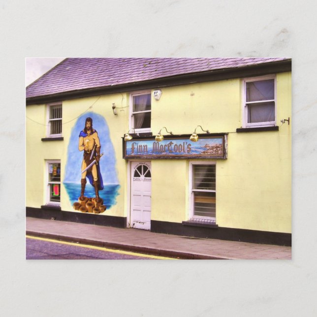 Carte postale du pub irlandais de Finn MacCool (Devant)