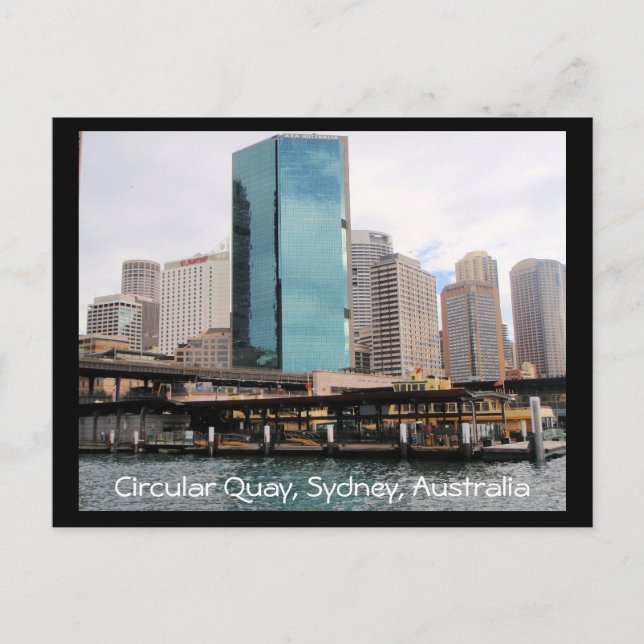 carte postale du quai circulaire de sydney (Devant)