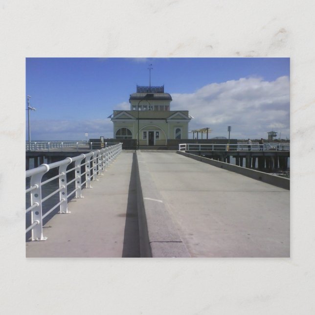 Carte postale du quai St Kilda (Devant)