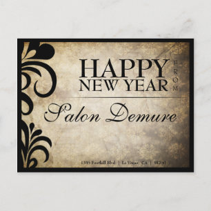 Carte postale du salon design moderne et sophistiq