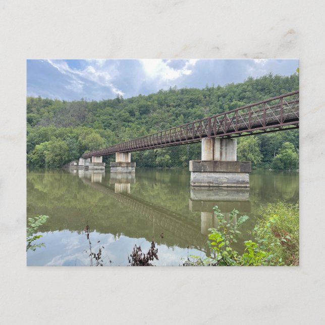 Carte postale du sentier Appalachian de la rivière (Devant)