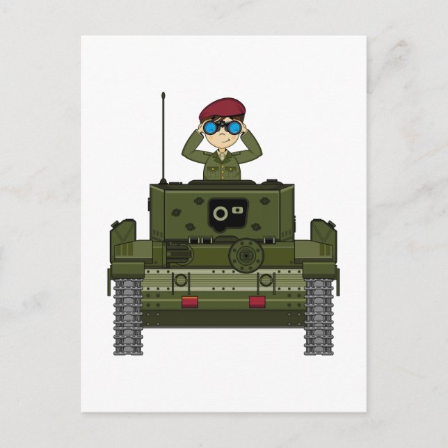 Carte postale du soldat de l'armée britannique (Devant)