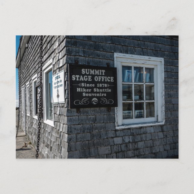Carte postale du Sommet du Mont Washington (Devant)