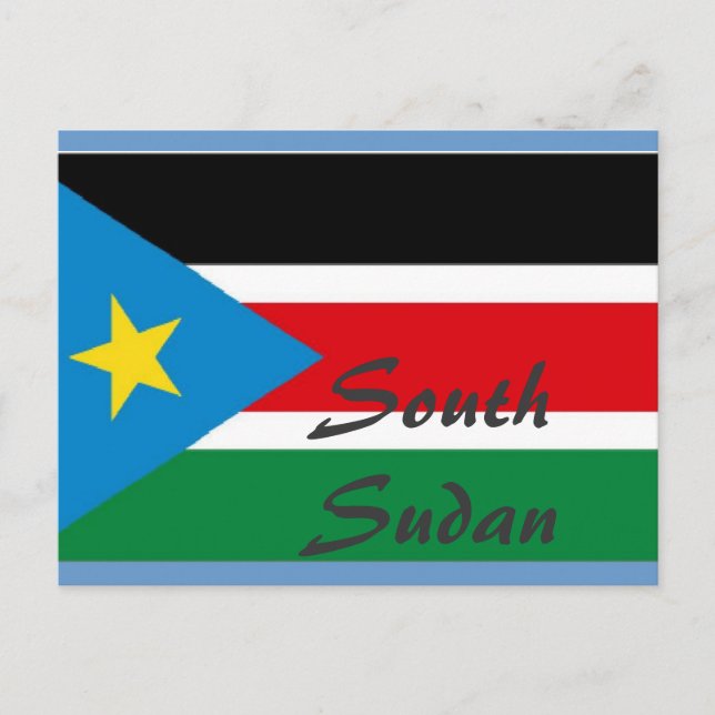 Carte postale du Sud Soudan (Devant)