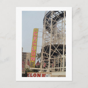 Carte postale du symbole Cyclone (Coney Is, NY)