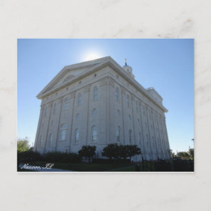 Carte postale du temple Nauvoo LDS