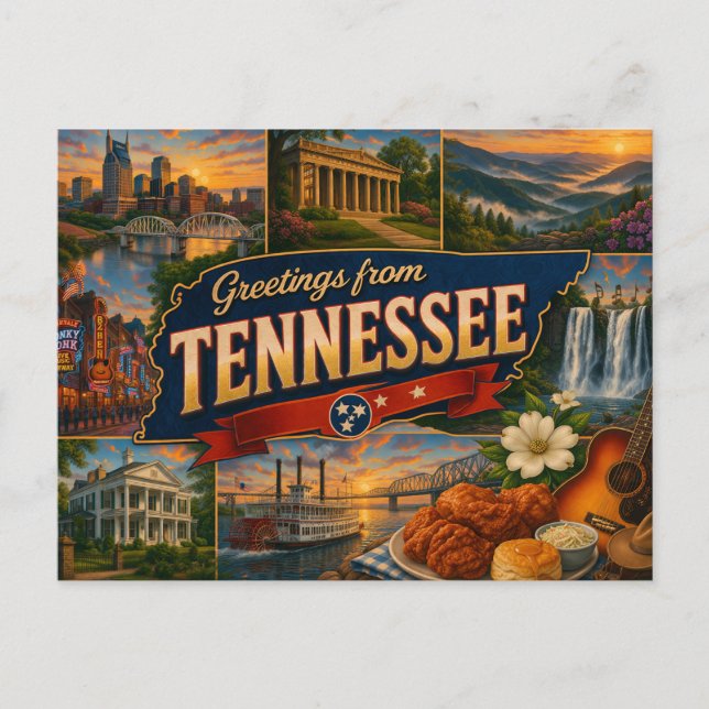 Carte postale du Tennessee (Devant)