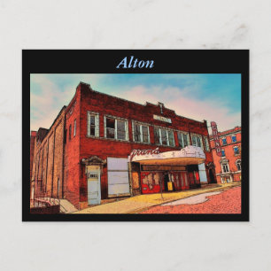 Carte postale du théâtre Alton