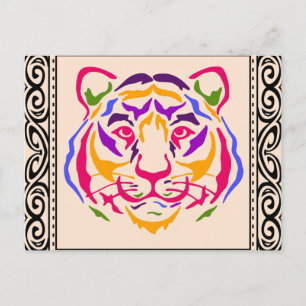 Carte postale du tigre