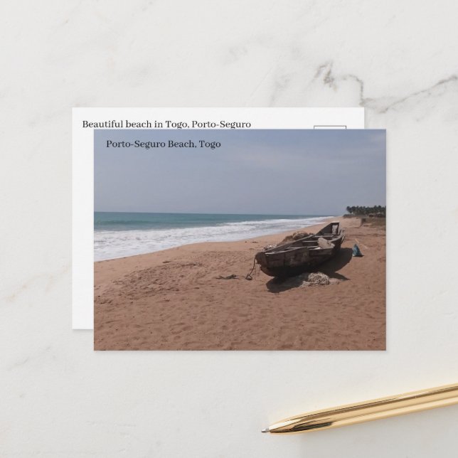 Carte postale du Togo (Devant/Arrière en situation)