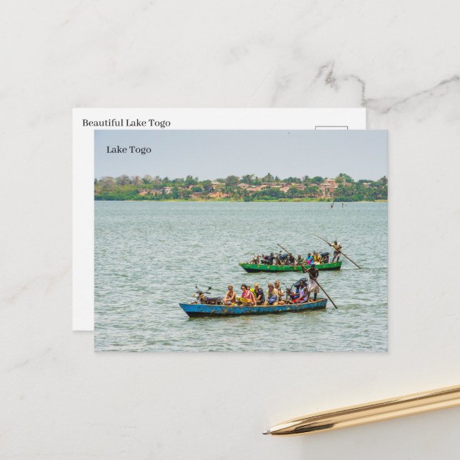 Carte postale du Togo (Devant/Arrière en situation)