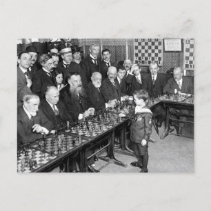 carte postale du tournoi d'échecs