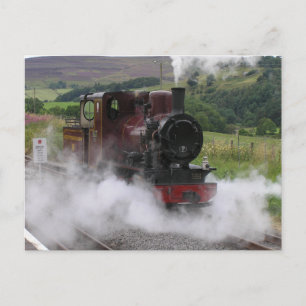 Carte postale du train à vapeur