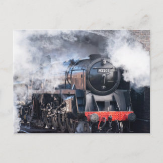 Carte postale du train à vapeur de la North Norfol