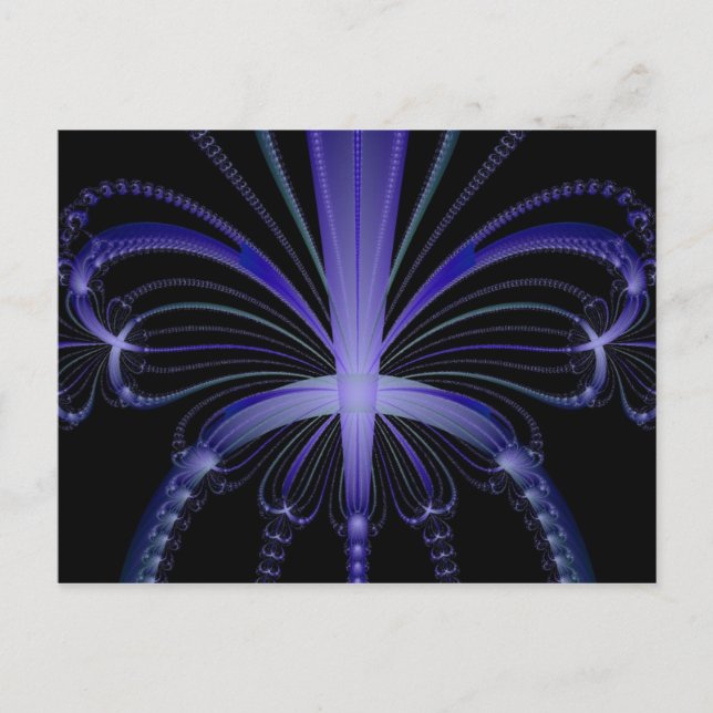 Carte postale du ventilateur bleu (Devant)