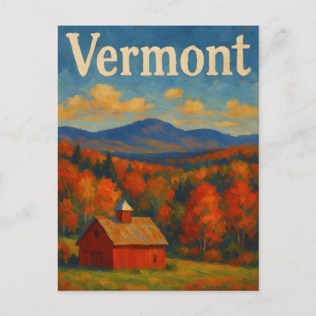 Carte postale du Vermont (Devant)