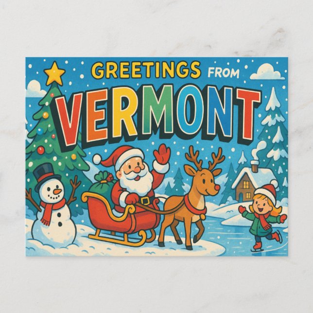 Carte postale du VERMONT (Devant)
