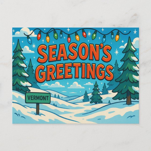 Carte postale du VERMONT (Devant)