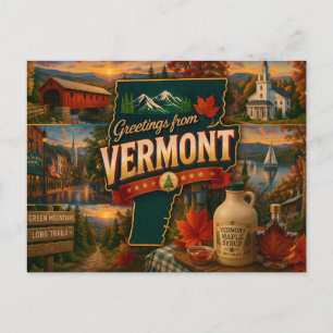 Carte postale du Vermont
